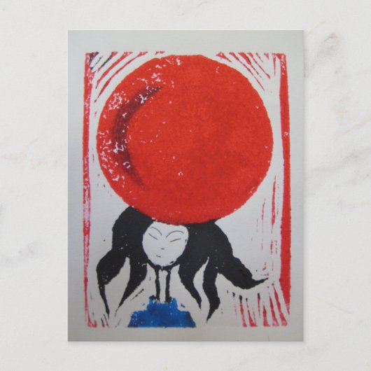 Japanse dromen briefkaart (Voorkant)