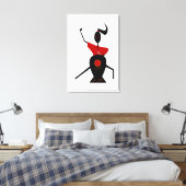 Japanse drumster canvas afdruk (Insitu (Slaapkamer))