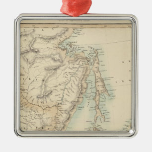 Japanse eilanden metalen ornament