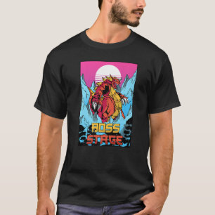 Japanse esthetische boss Stage Otaku Vaporwave T-shirt