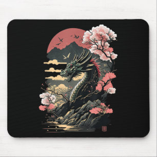 Japanse Esthetische Draak Japanse Kunst Japan Tatt Muismat