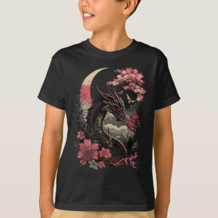Japanse Esthetische Draak Japanse Kunst Japan Tatt T-shirt
