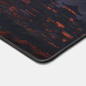 Japanse esthetische maan bureaumat (Hoek)