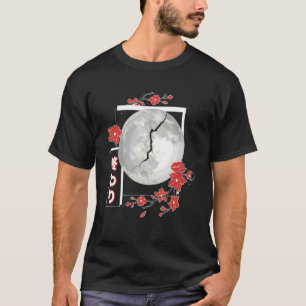 Japanse esthetische motormeisjes Zacht gegrot T-shirt