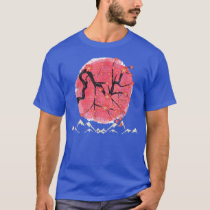 Japanse esthetische Sakura Blossom Pink Flower Che T-shirt