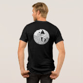 Japanse familie Crest-Carp Tri-Blend Shirt (Achterkant volledig)