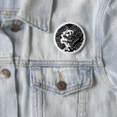 Japanse familie Crest-Dragon Ronde Button 5,7 Cm (In situ)