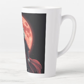 Japanse Fantasy Krijger Illustratie Latte Mok
