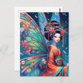 Japanse fee briefkaart (Voorkant / Achterkant)