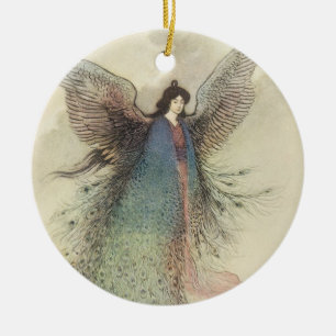  Japanse feiale Tale, de Moon Maiden Keramisch Ornament