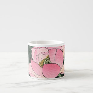 Japanse fijne kunst - Roze Lotus Flower Espresso Kop
