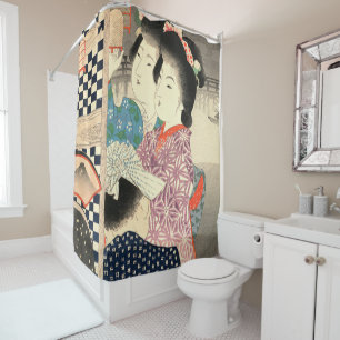 Japanse Firefly Cage - Ukiyo-e Douchegordijn