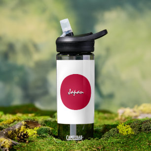 Japanse fles, patriottische Japanse vlag Waterfles