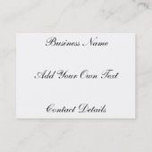 Japanse Floral Visitekaartje (Achterkant)