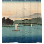  Japanse Fukeiga 4 - Ukiyo-e Douchegordijn (Voorkant)