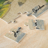 Japanse Garden Jigzaag Puzzle Legpuzzel (Zijkant)