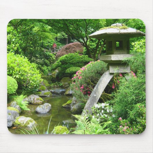 Japanse Garden Mousepad Muismat (Voorkant)