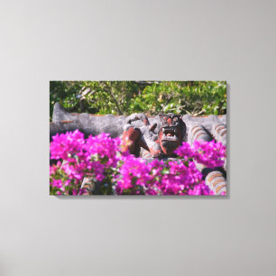 Japanse gargoyle canvas afdruk