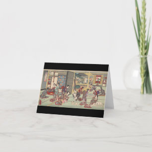 Japanse geboorteceremonie - notecard kaart