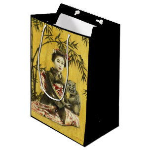 Japanse geisha en Demon Gift Bag Medium Cadeauzakje