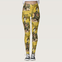 Japanse Geisha- en Demon-Leggings