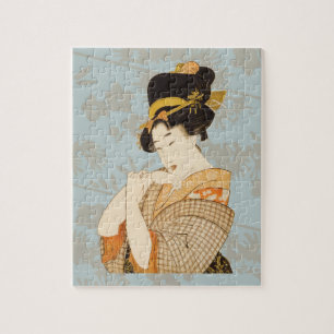 Japanse Geisha Girl Entertainer in Kimono Legpuzzel