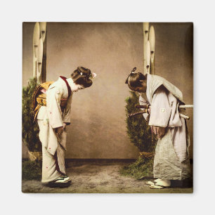  Japanse Geisha Greetings Old Japan Magneet