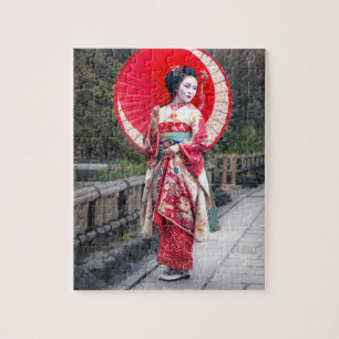 Japanse Geisha in Kyoto Legpuzzel