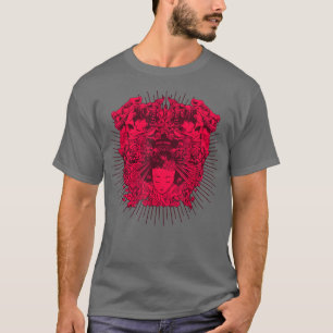 Japanse Geisha Kawaii Girl Kimono Samurai T-Shirt
