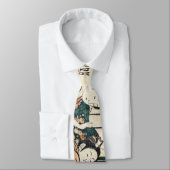 Japanse geisha maiko en kind ukiyo-e kunst stropdas (Gebonden)