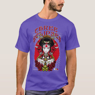 Japanse Geisha Robot Outrun Futurism Streetwear T-shirt
