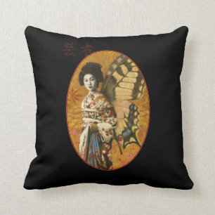 Japanse Geisha Throw Cushion Kussen