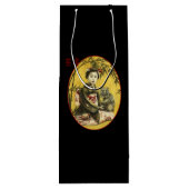  Japanse Geisha Wine Bag Wijn Cadeautas (Achterkant)