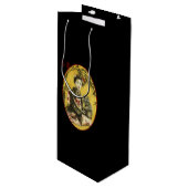  Japanse Geisha Wine Bag Wijn Cadeautas (Voorkant Gekanteld)