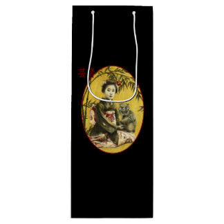  Japanse Geisha Wine Bag Wijn Cadeautas