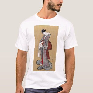 Japanse Geisha Woman, Hokusai, Ukiyo-e T-shirt