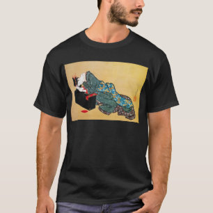 Japanse Geisha Woman, Hokusai, Ukiyo-e T-shirt