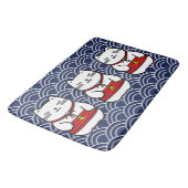 Japanse gelukskat of Maneki-Neko Badmat (Gekanteld)