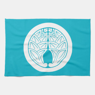 Japanse gember omarmen in cirkel theedoek