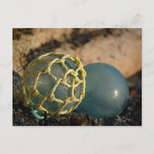 Japanse Glass Vist Float Briefkaart (Voorkant)