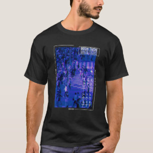 Japanse Glitch Cyberpunk Tokyo Streetslijet Aesthe T-shirt