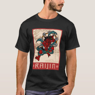 Japanse God Drums Mythische Wezens Japan Anime T-shirt