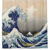 Japanse golfkunst douchegordijn (Voorkant)