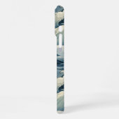 Japanse Golfpatroon met Monogram iPhone Hoesje (Linkerkant)