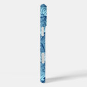  Japanse golven, marine en Sky Blue Case-Mate iPhone Case (Achterkant / Rechts)