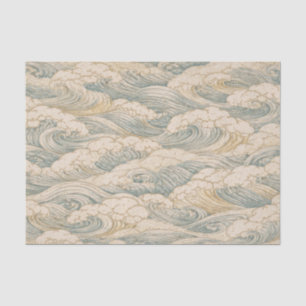 JAPANSE GOLVEN PATROON TISSUE PAPER TISSUEPAPIER
