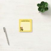 Japanse Gouden Lucky Kat Gepersonaliseerd Post-it® Notes (Kantoor)