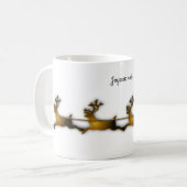 Japanse gouden mug koffiemok (Voorkant links)