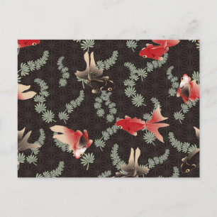 Japanse goudvis briefkaart