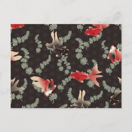 Japanse goudvis briefkaart (Voorkant)